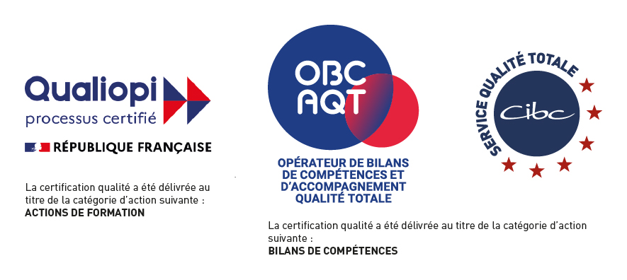 QUALIOPI actions de formation - OBCAQT bilans de compétences